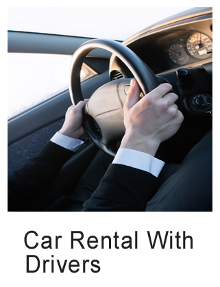 Cars and car rental with drivers