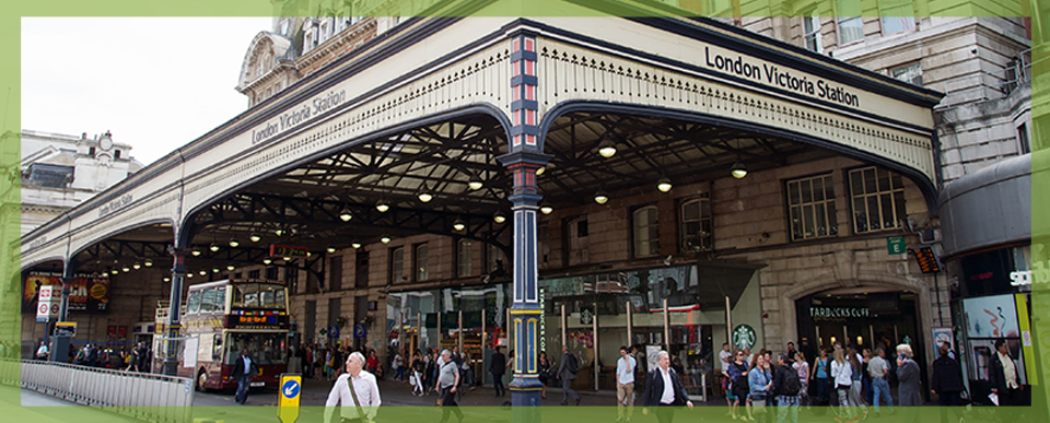 Cars in Victoria Station